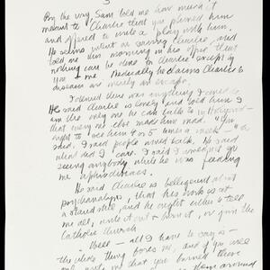 a page of handwritten text