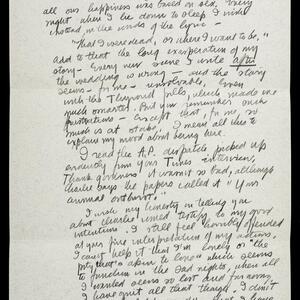 a page of handwritten text
