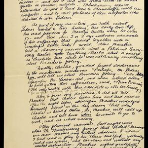 a page of handwritten text