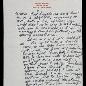 a page of handwritten text