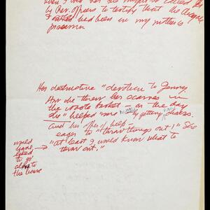 a page of handwritten text