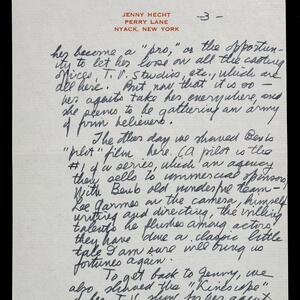 a page of handwritten text