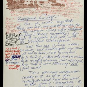 a page of handwritten text