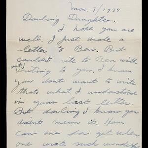 a page of handwritten text