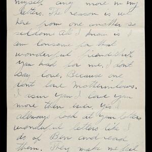a page of handwritten text