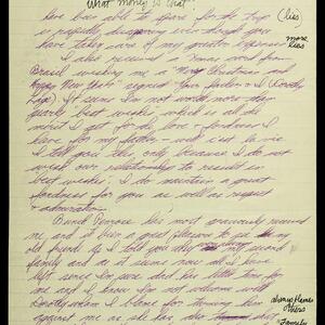 a page of handwritten text