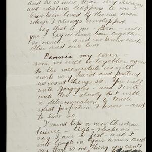 a page of handwritten text