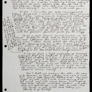 a page of handwritten text