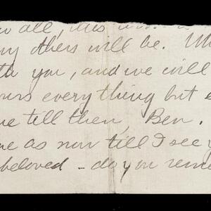 a page of handwritten text