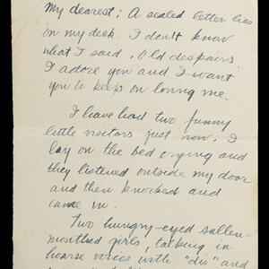a page of handwritten text
