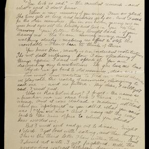 a page of handwritten text