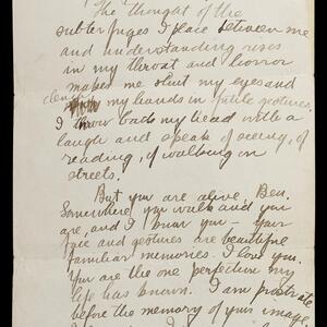 a page of handwritten text