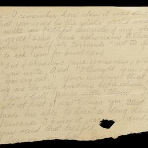 a page of handwritten text