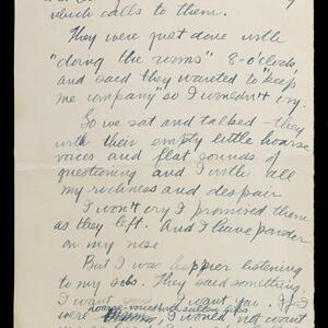 a page of handwritten text