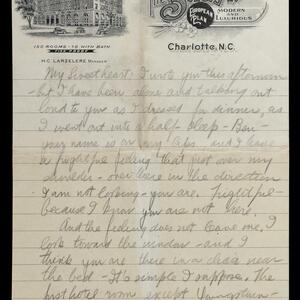 a page of handwritten text