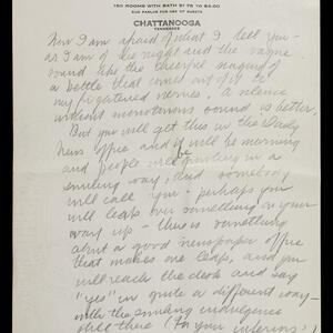 a page of handwritten text