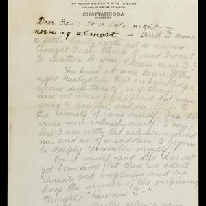 a page of handwritten text