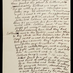 a page of handwritten text