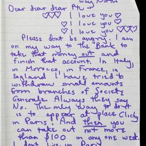 a page of handwritten text