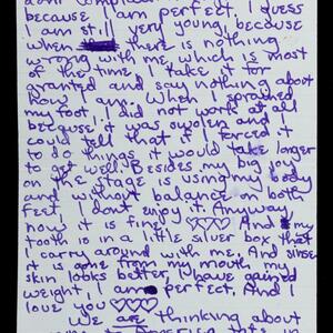 a page of handwritten text