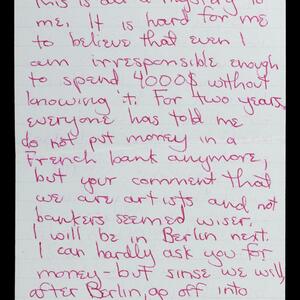 a page of handwritten text