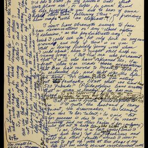 a page of handwritten text