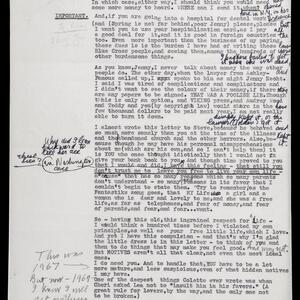 a page of handwritten text