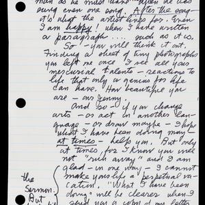 a page of handwritten text