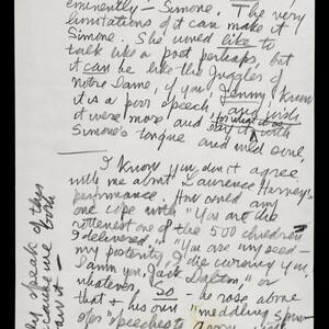 a page of handwritten text