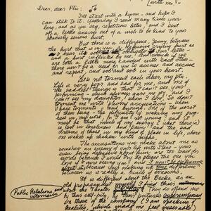 a page of handwritten text
