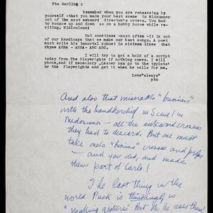 a page of handwritten text