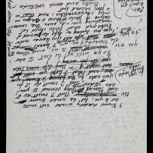 a page of handwritten text
