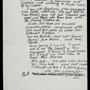 a page of handwritten text