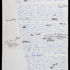 a page of handwritten text