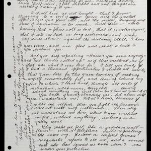 a page of handwritten text