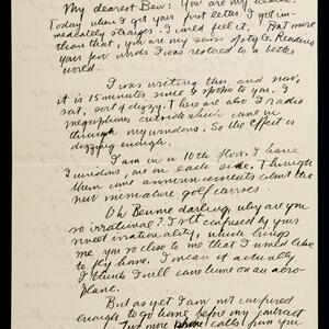 a page of handwritten text