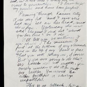 a page of handwritten text