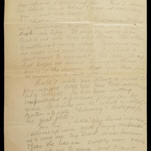 a page of handwritten text