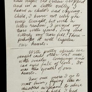 a page of handwritten text