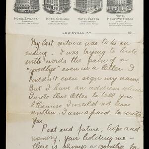 a page of handwritten text
