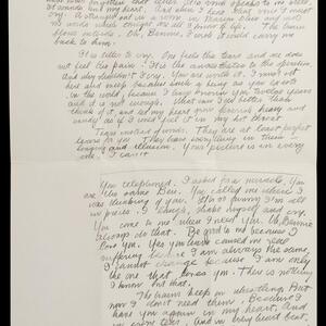 a page of handwritten text