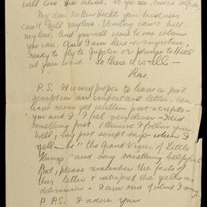 a page of handwritten text