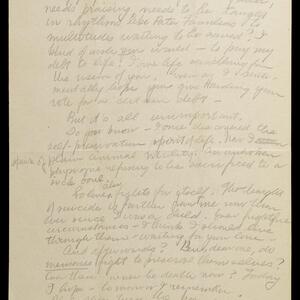 a page of handwritten text