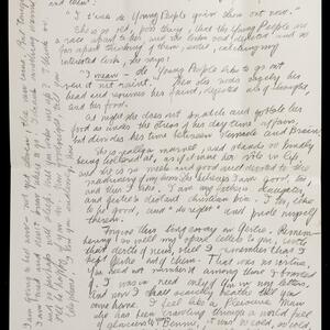 a page of handwritten text