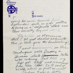 a page of handwritten text