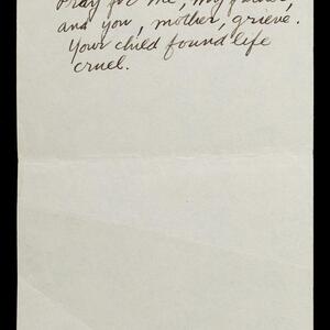 a page of handwritten text