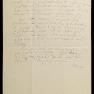 a page of handwritten text