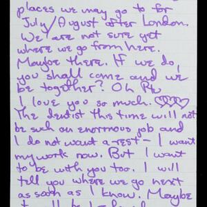 a page of handwritten text