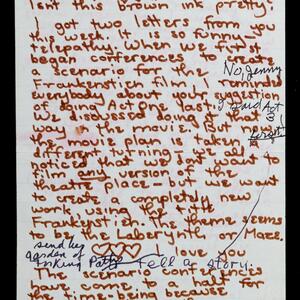 a page of handwritten text