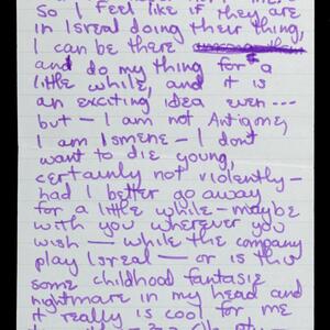 a page of handwritten text